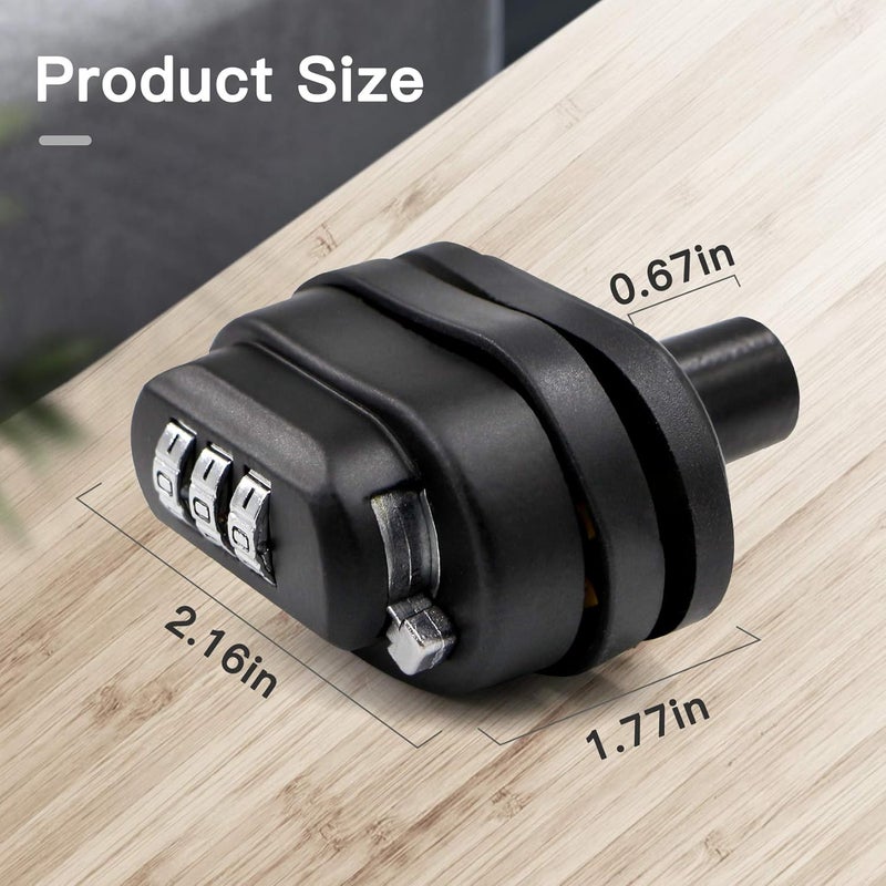 RioRand قفل الزناد 3 أرقام مجموعة تركيبة خاصة بك قفل مسدس 1PC - Image 2
